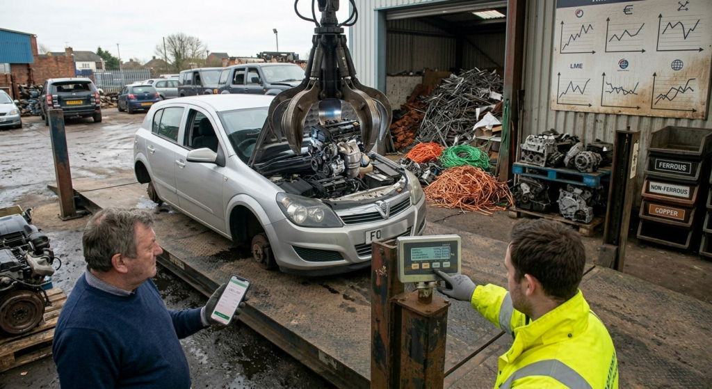how is scrap car price calculated