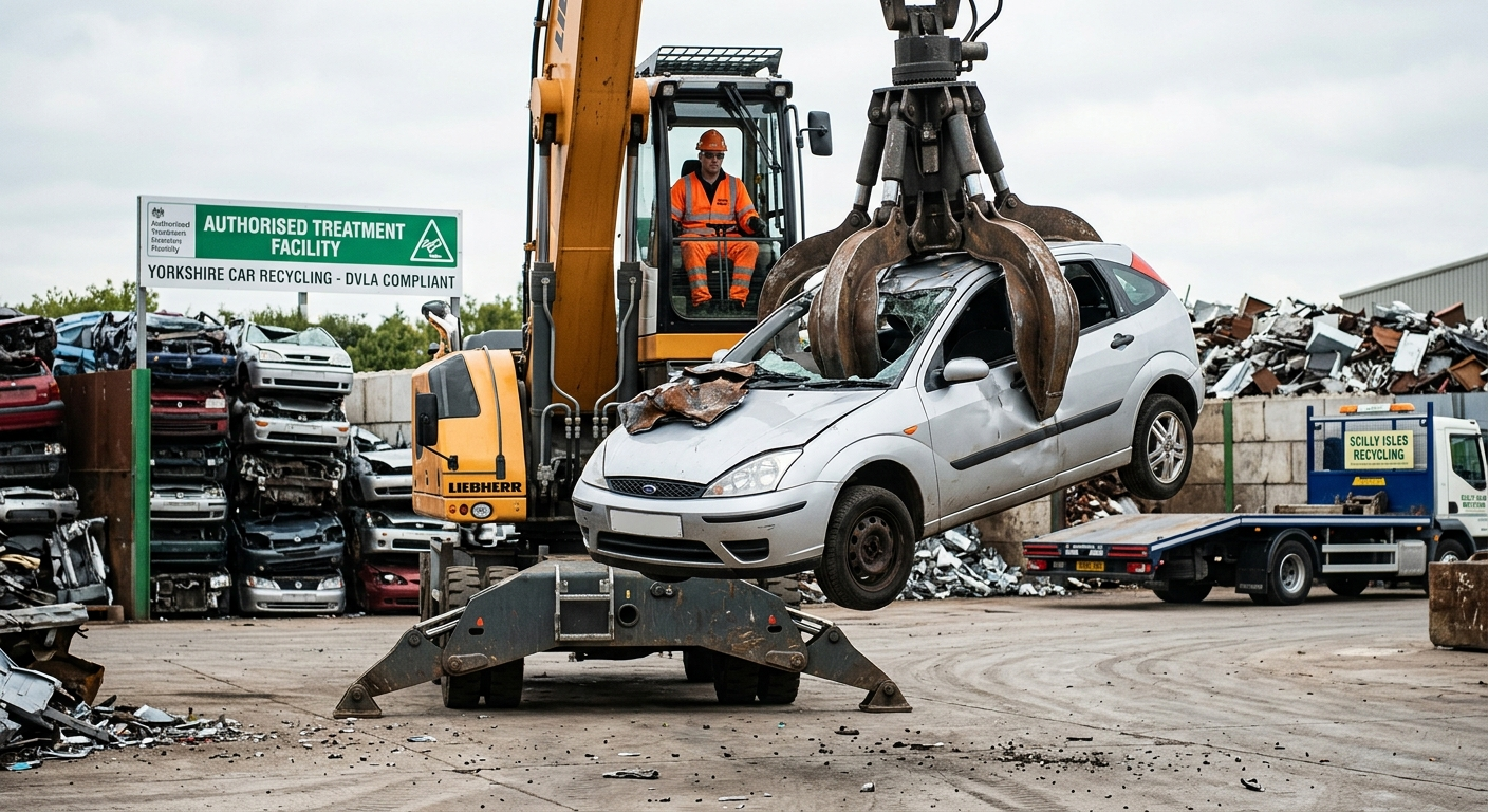 Free Scrap Car Collection Yorkshire | Book Today