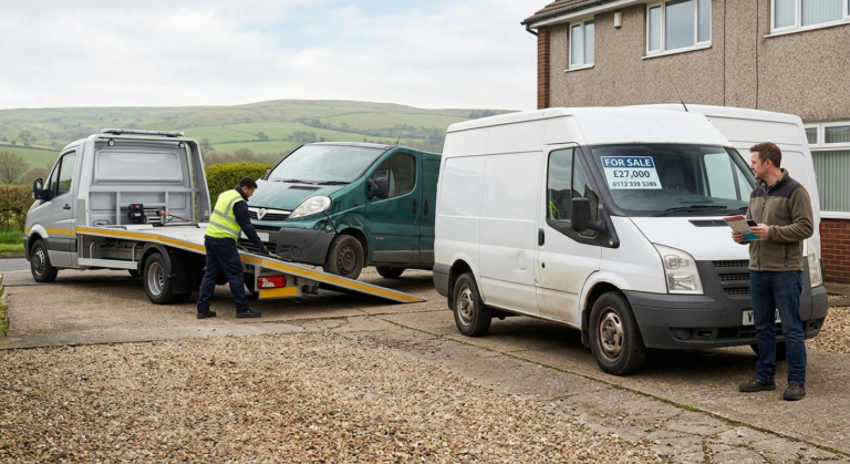 Scrapping a Van vs Selling Privately UK – Which Actually Pays More