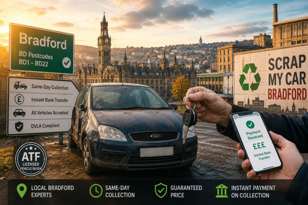 scrapping a car in bradford 2026