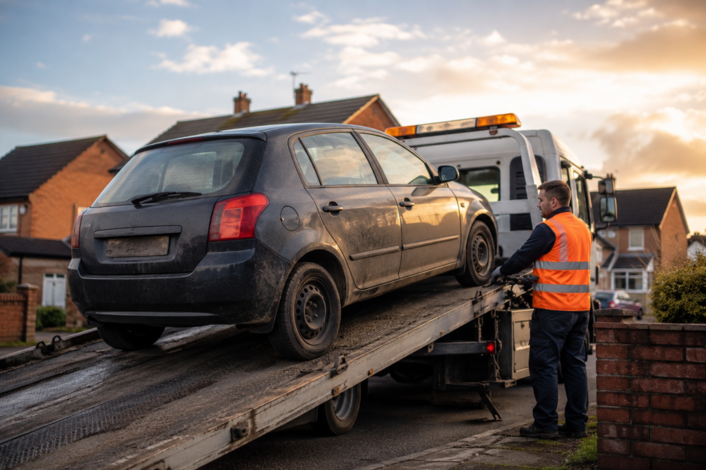 scrapping a car in barnsley 2026